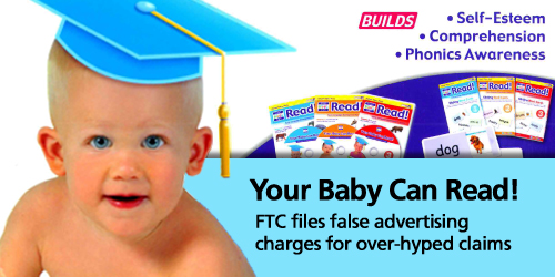 FTC files false advertising charges for Your Baby Can Read over-hyped claims
