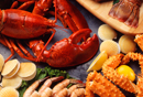 Photo of a large spread of seafood