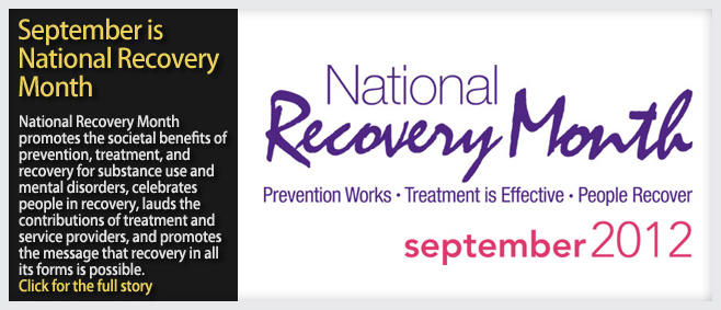 September is National Recovery Month