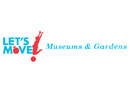 Logo for Let's Move! Meseums and Gardens