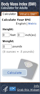BMI For Adults. Flash Player 9 is required.