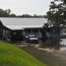 Photo: Ascension Parrish, La., Sep. 5, 2012 -- More than a week after Hurricane Isaac made landfall, the floodwater is slowly receding. Many structure that were not elevated or on high ground have water inside.