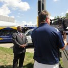Photo: ABC News caught up with RITA Deputy Administrator Gregory D. Winfree, where he discussed the major research efforts taking place over the next 12 months in Ann Arbor, MI.