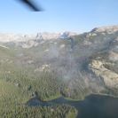 Photo: Alpine Lake Fires - Looking worthwest August 12.