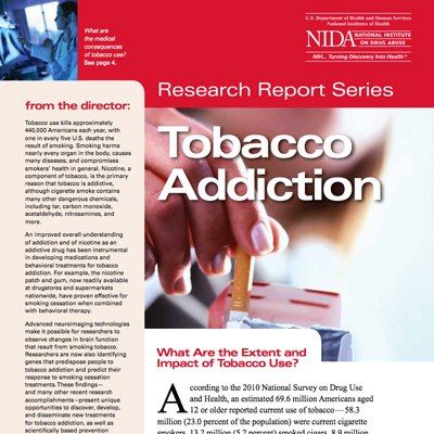 Photo: Here are the facts:
1 - Tobacco use (including smoking cigarettes) is the leading preventable cause of disease and death in the US
2 - Nicotine, which is found in tobacco-based products, is one of the most heavily used addictive drugs. 
Learn more here: http://1.usa.gov/yxp1UJ