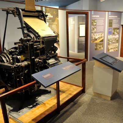 Photo: GPO's history exhibit "Keeping American Informed: 150 Years of Service to the Nation" now features a special exhibit on hot metal typesetting, demonstrating the impact and importance the Linotype and Monotype machines had on GPO's operations. The exhibit is open M-F from 8am-4pm.