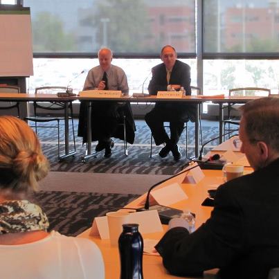 Photo: This week, Congressman Phil Roe, MD and I held a discussion on the future of health care in the U.S. at the Anschutz Medical Campus – University of Colorado
