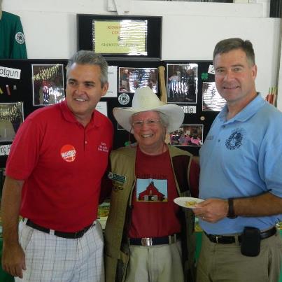 Photo: At the Schaghticoke Fair today with Assemblyman Steve McLaughlin.  Great time as always.