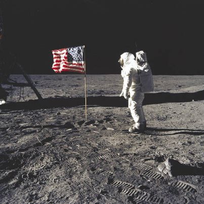 Photo: "One small step for man, one giant leap for mankind." Neil Armstrong leaves behind an inspirational legacy for the explorers in all of us. Video of NASA Administrator Bolden on the many accomplishments of this American Hero: http://1.usa.gov/QKZRrJ