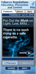 Center for Tobacco Products Widget