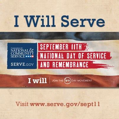 Photo: Will you commemorate the September 11 anniversary by serving? Share this on your own wall.