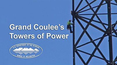 Photo: As a part of the Third Powerplant Overhaul Project at Grand Coulee Dam, six new towers are being built to support power lines spanning the Columbia River. Watch the new video on the Grand Coulee Dam Towers of Power. http://on.doi.gov/Q9KqeE