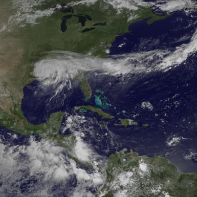 Photo: New graphic from the NOAA Environmental Visualization Lab shows four storms in the tropical Atlantic and eastern Pacific — Tropical Storm Isaac, Hurricane Kirk , Tropical Depression Twelve (now Tropical Storm Leslie) and Hurricane Ileana — at various stages of development. Details...

http://www.nnvl.noaa.gov/MediaDetail2.php?MediaID=1174&MediaTypeID=1