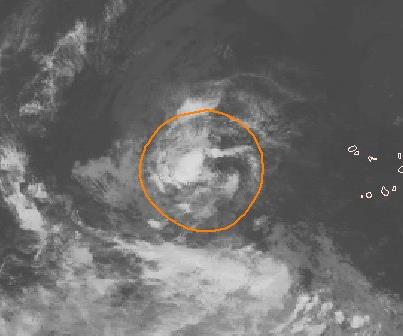 Photo: ...Disturbance in Eastern Atlantic has Medium Chance for Tropical Cyclone Development in Next 48 Hours...

Shower and thunderstorm activity has increased near the center of a low pressure system located about 550 miles west of the Cape Verde Islands. Although upper-level winds are generally favorable, dry air in the vicinity of this disturbance could hinder development during the next day or so. This system has a medium chance (50 percent) of becoming a tropical cyclone during the next 48 hours as it moves west-northwestward at 10 to 15 mph.

Information and graphic courtesy of the NWS National Hurricane Center.