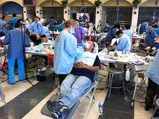 Photo: Pictured below is the dental clinic that was set up during ‘Operation Lone Star’ in South Texas this past July. “As a fellow officer said, his time in the PHS[Commissioned Corps] has made him a better clinician and a better person. I couldn't agree more.” Read more from Commissioned Corps dentist CATP Ross Silver, and our other Commissioned Corps officers who were on the ground during deployment ‘Operation Lone Star.’ http://1.usa.gov/QuR9On