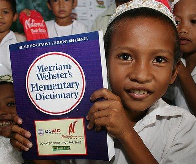 Photo: Literacy Drives Success, check out this fact sheet from All Children Reading: A Grand Challenge for Development to read more about how education can enable progress, save lives, ensure financial stability, and expand economies.

http://ow.ly/dklnV

Madrasah students in Malapatan, Sarangani received dictionaries and other learning materials from USAID and partners National Book Store Foundation and Brother’s Brother Foundation. Photo Credit: USAID/Philippines