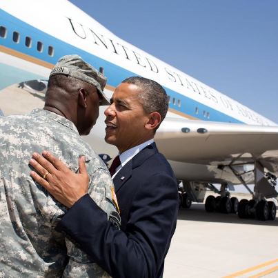 Photo: Photo of the Day: President Obama bids farewell to Gen. Lloyd Austin III at Fort Bliss in El Paso, Texas on August 31, 2012. (Official White House Photo by Pete Souza) See more photos at http://wh.gov/photos