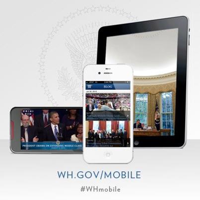 Photo: Check out the Official White House app for iPhone, iPad and Android. The White House app brings you the latest from 1600 Pennsylvania Ave, including news, photos and videos, plus live streams of events with President Obama: http://wh.gov/mobile