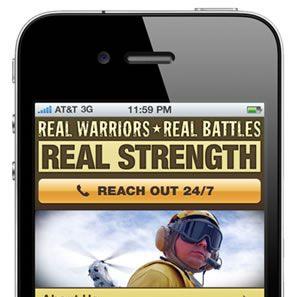 Photo: Thinking about asking for help, but don't know where to start? Talk to someone about resources for invisible wounds confidentially, right from your smartphone: http://m.realwarriors.net <-- Click "REACH OUT 24/7"