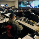 Photo: Personnel in the National Guard Command Center in Arlington, Va., monitor the progress of Tropical Storm Isaac as it makes its way through the Gulf of Mexico. The NGCC, which serves as a hub that provides an overall tracking and coordination of National Guard elements, has gone to 24 hour operations in preparation for Isaac making landfall. Isaac's predicted path has it hitting the Gulf Coast region sometime Tuesday or Wednesday. (U.S. Army Photo by Sgt. 1st Class Jon Soucy)