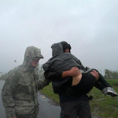 Photo: Airmen from the Louisiana National Guard help rescue citizens from Braithwaite in Plaquemines Parish during Hurricane Isaac, Aug. 29, 2012. (U.S. Army photo by Cpt. Lance Cagnolatti, 241st Mobile Public Affairs Detachment/RELEASED)