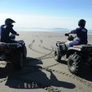 Photo: Petty Officer 2nd Michael Rushane (left) and Petty Officer 3rd Class Darryl Aldrich, marine science technicians from Coast Guard Sector Columbia River’s incident management division in Warrenton, Ore., conduct a routine patrol of the beach from Warrenton to Seaside, Ore., Friday, Sept. 9, 2012. Coast Guard Sector Columbia River’s incident management division is responsible for overseeing oil and hazardous material clean-up on the Pacific Coast from the California border, north to the Queets River, Wash., and up the Columbia River to the Bonneville Dam. The division responds to approximately 230 such cases annually. U.S. Coast Guard photo by Fireman Loumania Stewart.