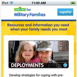 Photo: HUGE NEWS - NEW FREE APP FOR MILITARY FAMILIES!

The Sesame Street for Military Families app puts Sesame’s  resources right in your pocket!  

Now you can use your mobile device to access engaging videos, articles, storybooks, parent guides, and more to help you support your preschool and school-aged children as they encounter transitions common to military families.

Available now from the App Store: http://itunes.apple.com/us/app/sesame-street-for-military/id550520652?mt=8

Coming later this month for Android devices!