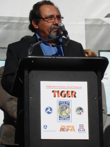 Raul Closeup at TIGER Podium