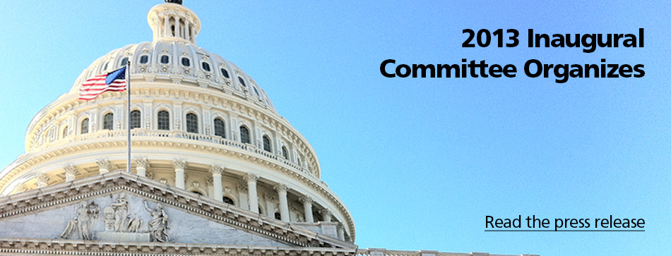 Read the press release about the 2013 Inaugural Committee organizing