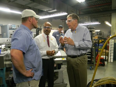 Rep. Kissell Discusses American Manufacturing at Premiere Fibers in Ansonville