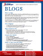 Blogs - One Page PDF