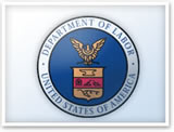 Official seal of the U.S. Department of Labor.