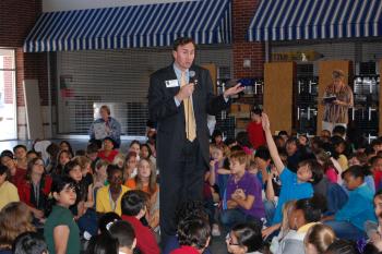 Congressman Olson visits Rogers Middle School in Pearland, Texas