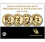 2012 PRESIDENTIAL $1 FOUR-COIN SET - D