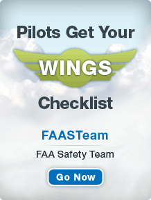 Pilots Get Your Wings Checklist