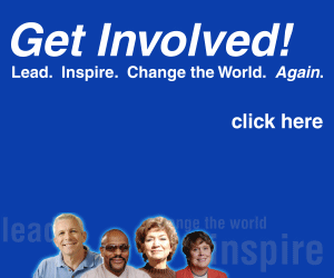 Lead. Inspire. Change the World. Again. Visit www.getinvolved.gov.