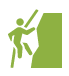 icon of moutain climber