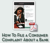 How To File a Consumer Complaint About a Bank PDF Brochure