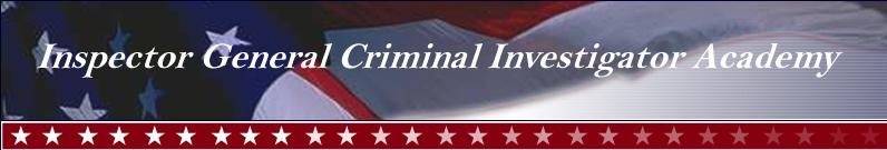 IG Criminal Investigator Academy Logo