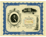 150th Anniversary Lincoln Intaglio Print Image