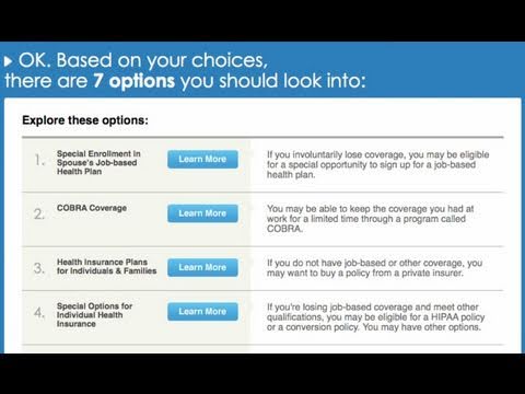 Image: Use the health insurance finder to explore coverage and pricing options. Watch a video to learn more.
