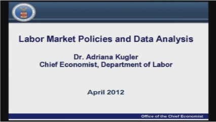 Clip from Labor Market Policies and Data Analysis Video