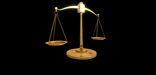image of balanced scales