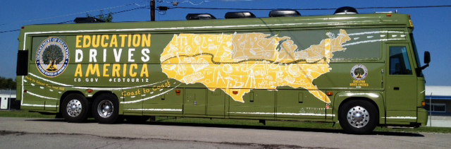 Education Drives America bus