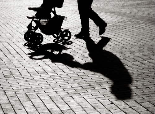 Baby Stroller Shadow