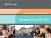 cover of cover of Strategic Plan 2012 - 2016 slideshow
