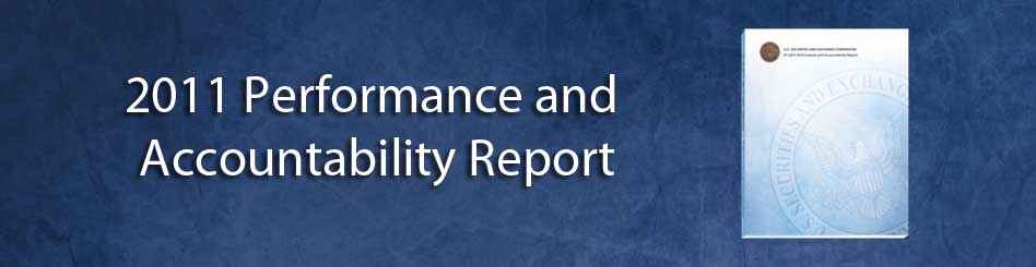SEC Performance Accountability Report 2011