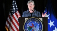 Date: 08/09/2012 Location: Omaha, Nebraska Description: Acting Under Secretary for Arms Control and International Security Rose Gottemoeller delivering remarks at the U.S. Strategic Command 2012 Deterrence Symposium in Omaha, NE. - State Dept Image