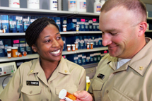 Two pharmacy officers