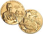 Michael Ellis DeBakey, M.D. Bronze Medal